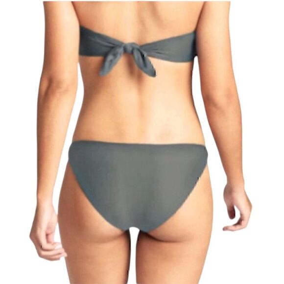 NWT Vitamin A Mila Bandeau Top & Luciana Bottom Swim SET Seagreen Size L - Picture 2 of 10